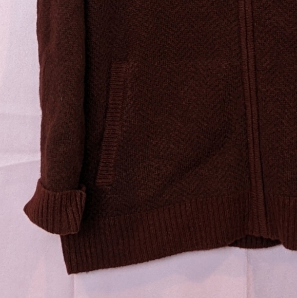 Pendleton 100% Washable Shetland Wool Full Zip Jacket size XL - Picture 3 of 7